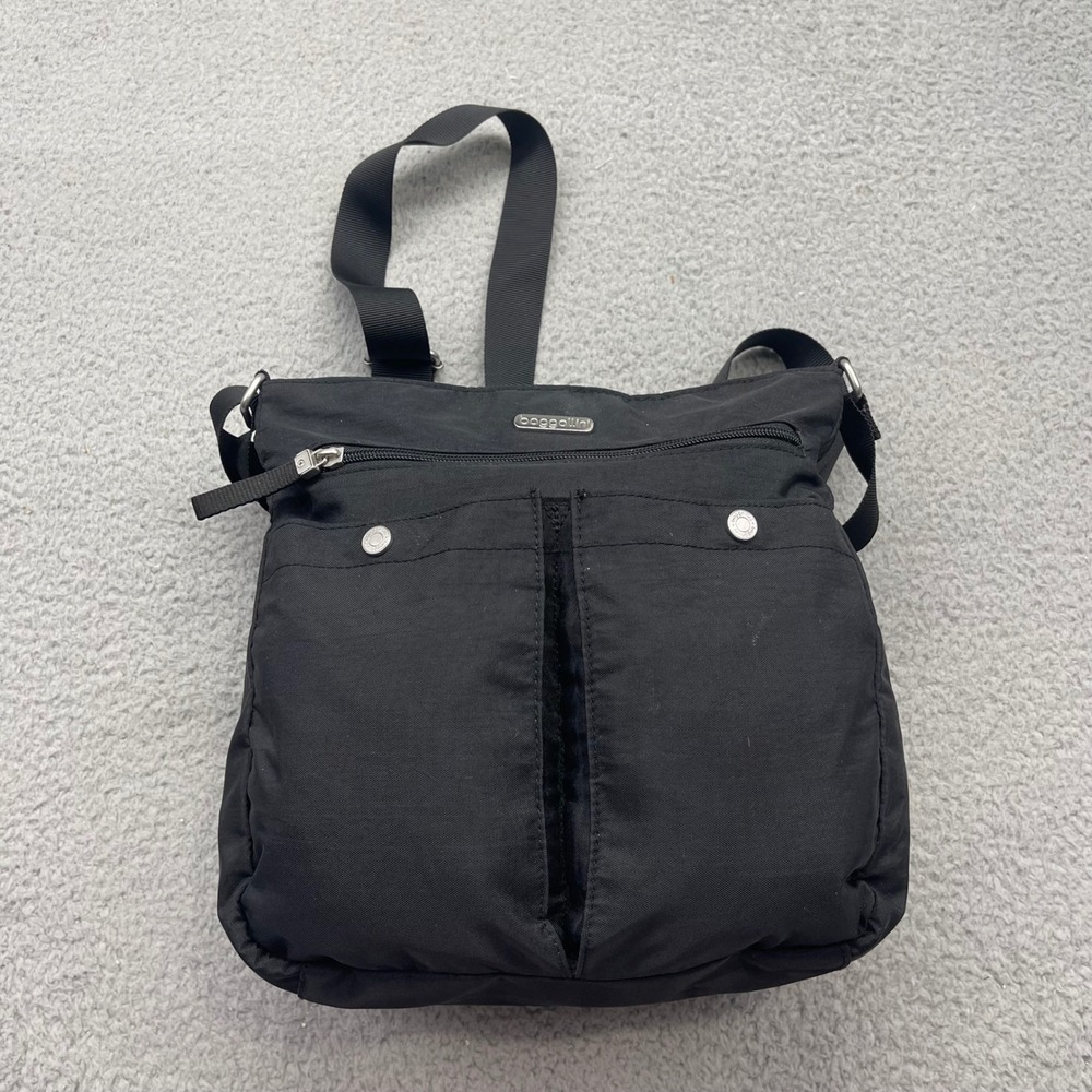 Baggallini Horizon Crossbody Bag Black Nylon Lightweight Travel Purseβ Handbag
